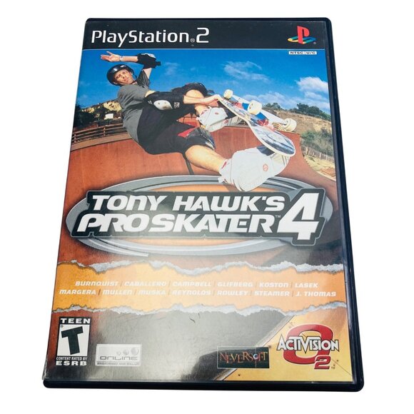 Activision Other - Tony Hawk's Pro Skater 4 Playstation 2 Game Complete w/ Manual Excellent C. Disc
